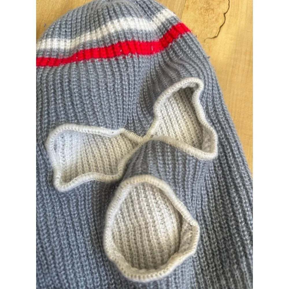 Knit Ski Mask Balaclava with Face Openings